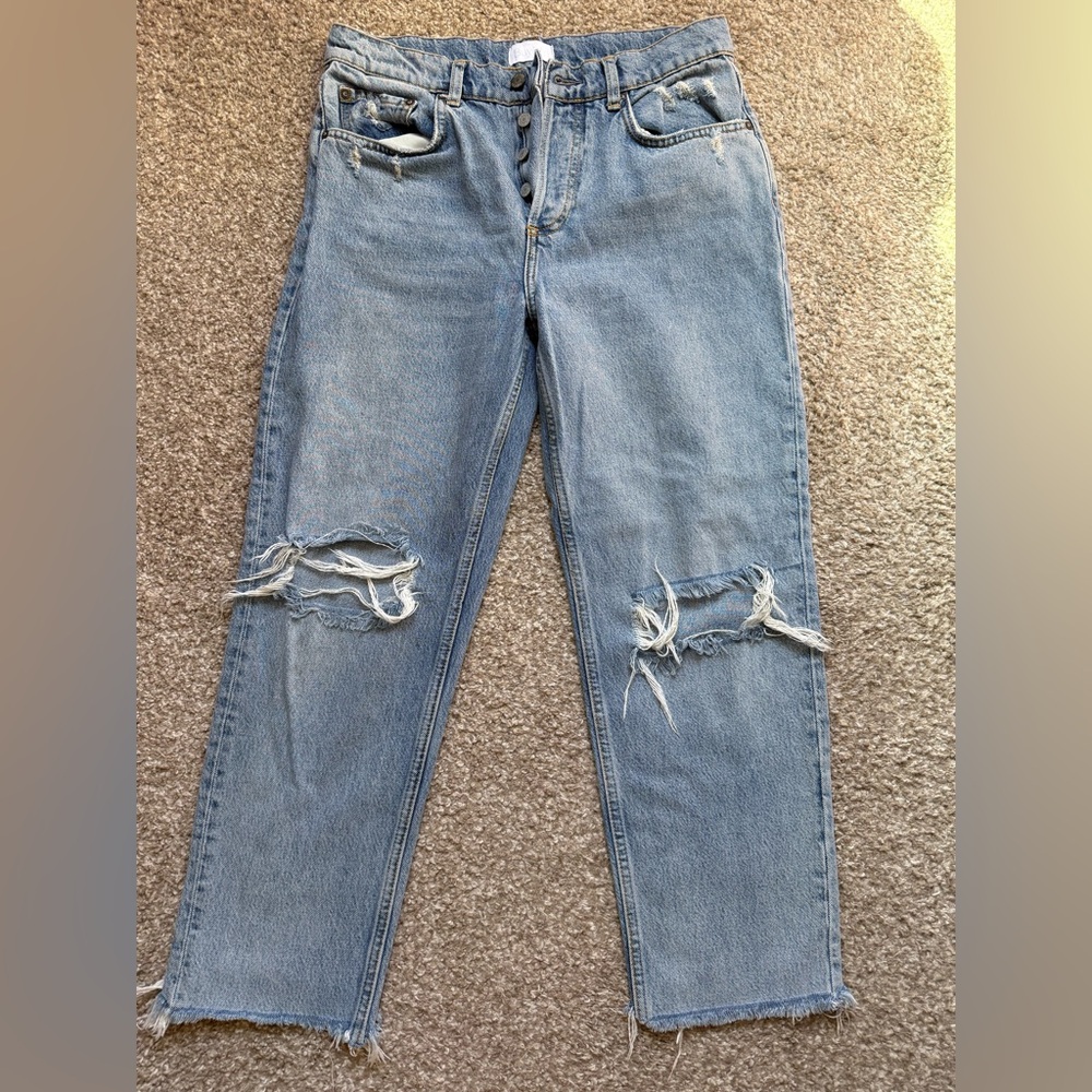 Boyish Jean Tommy in color great dictator size 28 high rise